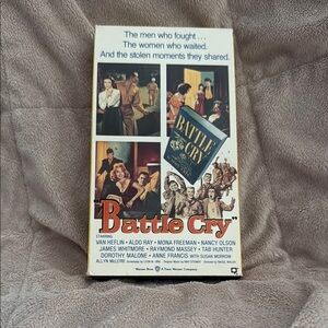 Battle Cry Movie VHS Tape